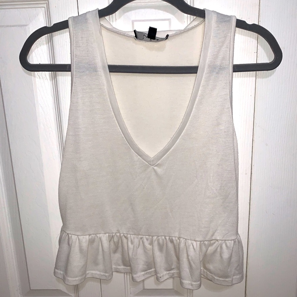 White tank top !